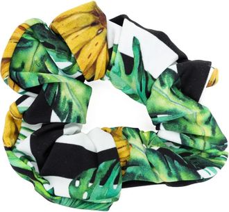 Lygia & Nanny Lola tropical-print scrunchie - women - Fabric - One Size - Green