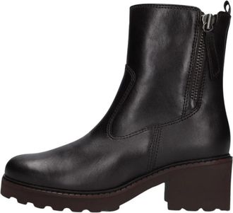 Gabor 631.1 Enkellaarsjes - Dames - Laarzen met Hak - Bruin - 38 EU - Leer - Schoenen