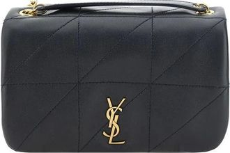 Saint Laurent Tassen, Dames, Zwart, ONE Size, Jamie Schoudertas met YSL Logo