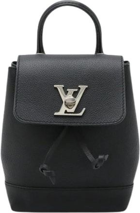 Louis Vuitton Pre-owned Vintage Leren Rugzak - Dames - Vintage Rugzakken - Zwart - ONE Size - Leer - Vintage