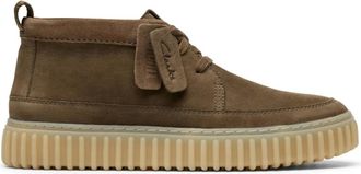Clarks Casual Veterschoen Herenlaars - Bruin - Heren - Veterlaarzen - Groen - 42 1/2 EU - Schoenen