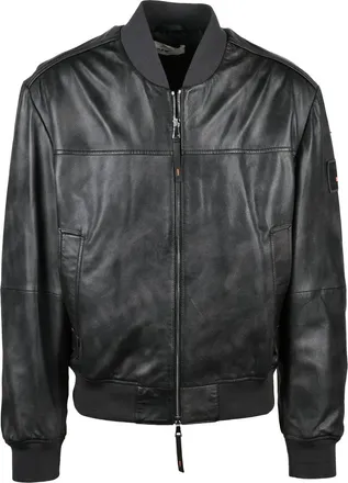 Dekker Ourgan Leather Jacket With Zip Closure And Lined Interior