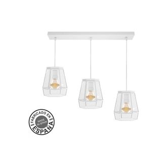 Fabrilamp Regleta guia 3xe27 blanco regx64x15 cm