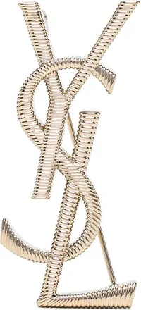 Saint Laurent Cassandre Tubogaz brooch - unisex - Metal - OS - Gold
