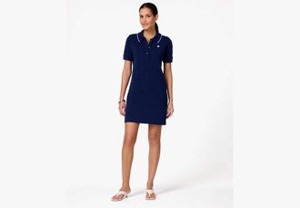 Kate Spade New York Ruffle Logo Polo Dress