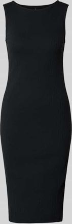 Vero Moda Knielanges Kleid aus Baumwoll-Mix Modell RUBY in Black, Gr&ouml;&szlig;e XL