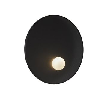 Leds - C4 Aplique de pared interior fabricado en aluminio de color negro