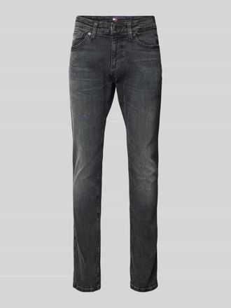 Tommy Jeans Slim Fit Jeans im 5-Pocket-Design Modell SCANTON in Black, Gr&ouml;&szlig;e 34/30