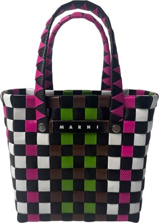 Marni Multi-Color Polypropylene Handbag Tote Bag (Pre-Owned)