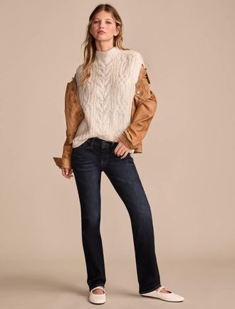 Lucky Brand Womens Sweet Straight Leg Jean In Twilight Blue