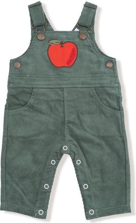 Angel Dear Classic Corduroy Overalls in Dark Ivy at Nordstrom, Size 12-18M