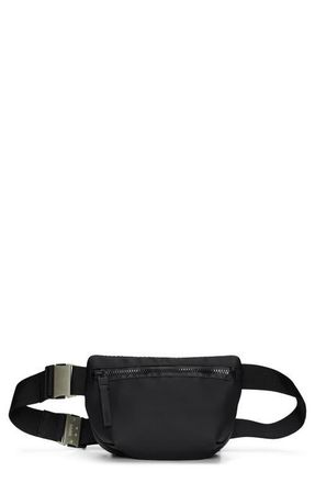 Rains Micro Valera Waterproof Belt Bag in Black at Nordstrom