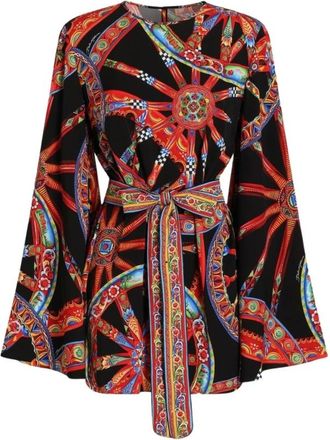 Dolce & Gabbana Dames, Blouses & Shirts, Veelkleurig, Maat: XL