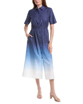 Anne Klein Wide Waistband Shirtdress