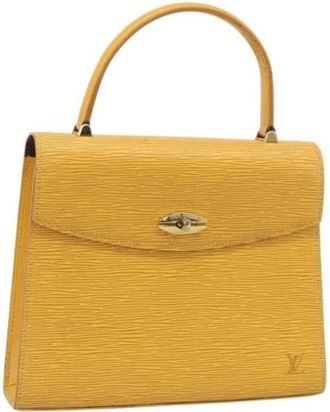 Louis Vuitton Pre-owned Epi Leather Hand Bag - Dames - Vintage Handtas - Geel - ONE Size - Leer - Vintage