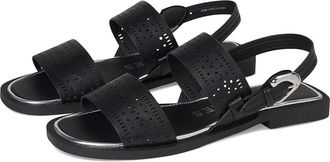 Aerosoles Carole Womens Sandals Black Perf Faux Leather : 9.5 M