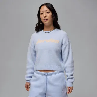 Nike Jordan Womens Jordan Sweater in Blue | HF9453-407