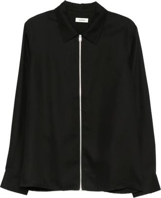 Sandro Camicia con zip - Nero