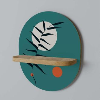 OEM Estante Ovalado Hoja Misteriosa