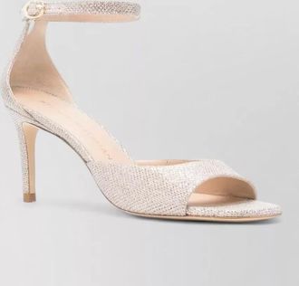 Stuart Weitzman nudistia sandal open toe ankle strap