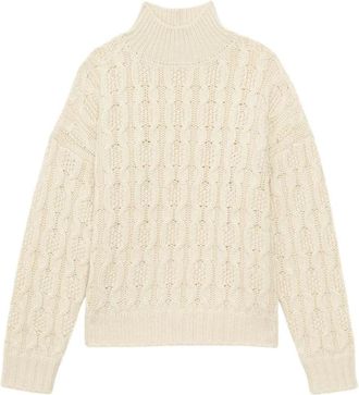 Ines De La Fressange Peter Jumper - Dames - Coltruien - Beige - XL - Wol - Truien & Vesten