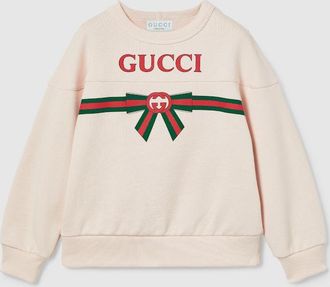 Gucci Kids - Printed Cotton Sweatshirt, Pink, Ready-to-wear