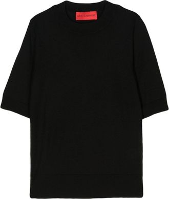 Wild Cashmere Silk And Cashmere Blend Half-sleeve Sweater