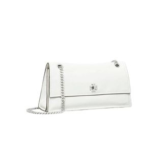 Tory Burch Tory Burch, Shoulder Bags, female, White, Size: ONE SIZE Kira Turnlock Shoulder Bag