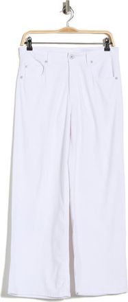 AG - Adriano Goldschmied Cherise Crop Wide Leg Jeans in Gallery White at Nordstrom Rack, Size 26