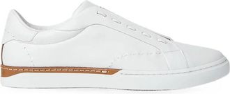 Fendi White Selleria Slip On Sneakers