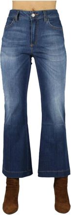 Shaft Pinocchietto Lola - Dames - Flared Jeans - Blauw - W29 - Denim - Jeans