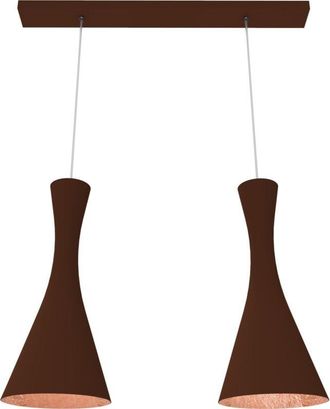 Lumicom Jaqueline L&aacute;mpara De Techo Lineal Corten Hoja