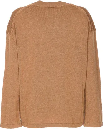 Max Mara Womens Pisano Sweater Camel Wool