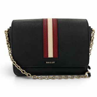 Bally Leather Shoulder Bag (Pre-Owned)