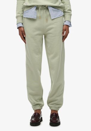 Superdry Sweathose SUPERDRY Essential Logo Jogger Hb, Damen, Gr. XL, N-Gr, dusty sage, Jersey, Obermaterial: 100% Baumwolle, unifarben, Hosen Sweathose