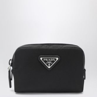 Prada Micro necessaire in black Re-Nylon