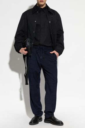 Iceberg Shirt With Pocket, Mens, Black