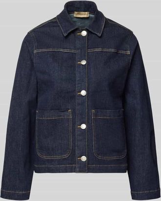 Soyaconcept Jeansjacke mit Knopfleiste Modell KIMBERLY in Jeansblau, Größe XL