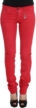 Costume National Cotton Blend Super Slim Fit Womens Jeans