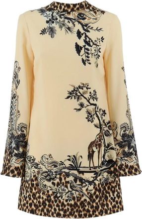 Etro Kleedjes, Dames, Beige, M, Korte tuniekjurk
