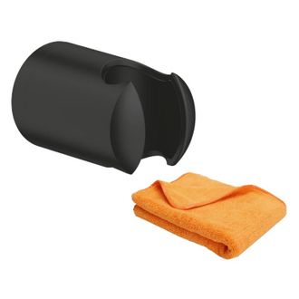 GROHE Soporte De Pared Para Teleducha Grohe Vitalio Negro Mate + Microfibra