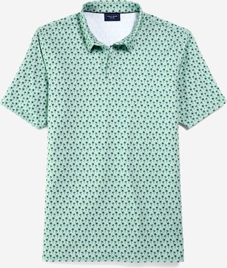 Cole Haan Mens Cobbler Polo Shirt - Green Size Medium