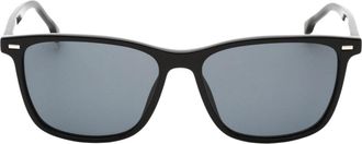 HUGO BOSS Mens 1554 0807 Ir Black Sunglasses - One Size