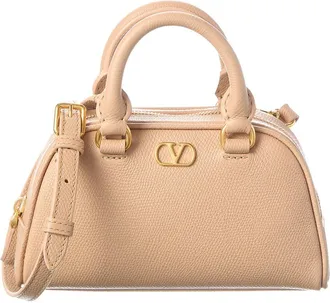 Valentino Vlogo Signature Mini Leather Clutch