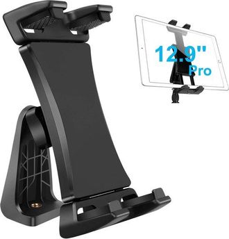 No Brand Adaptador Para Tr&iacute;pode Compatible Con Ipad - Giratorio 360 Grados - Soporte Universal - Compatible Con Ipad Pro 12.9, 11, 10.5, Ipad Air, Mini Y Surfa