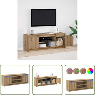 vidaXL Mobile TV - Unit&agrave; TV Marrone 139,5 x 34 x 50 cm Legno multistrato