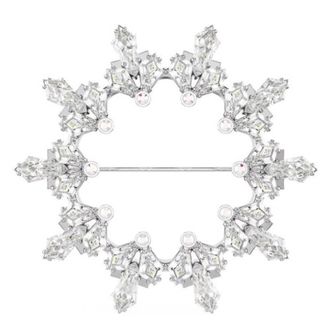 Swarovski Idyllia Mixed Cuts Snowflake Brooch