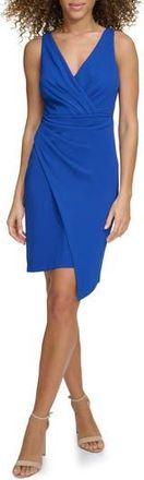 Siena My Balconia Scuba Crepe Cocktail Dress in Sapphire at Nordstrom Rack, Size 12