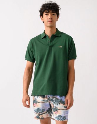 Lacoste Mens Lacoste Classic Fit L.12.12 Mens Short Sleeve Polo Shirt - Lambs Lettuce 02M - Green - Size: 40