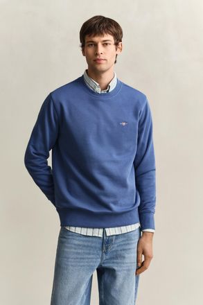 GANT Men Shield Crew Neck Sweatshirt (XXXL) VINTAGE BLUE